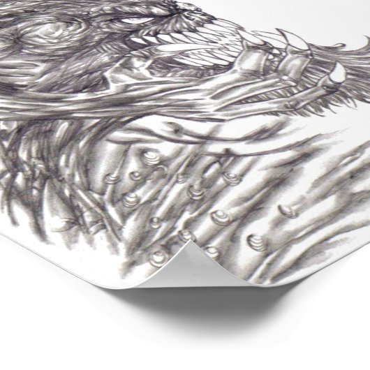 Poster d'art de création Evil Demon (Coin)