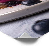Poster d'art de cuisine Blueberries (Coin)
