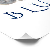 Poster d'art de cuisine Blueberries pour décoratio (Coin)