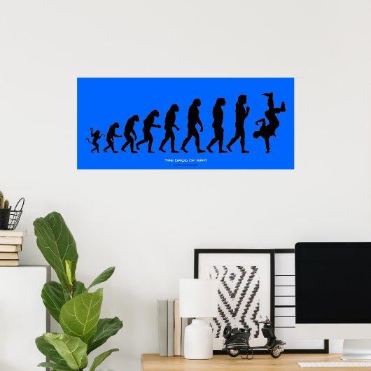 Poster d'art de Darwin "L'aube du RAP" (Bureau à domicile)