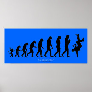 Poster d'art de Darwin "L'aube du RAP"