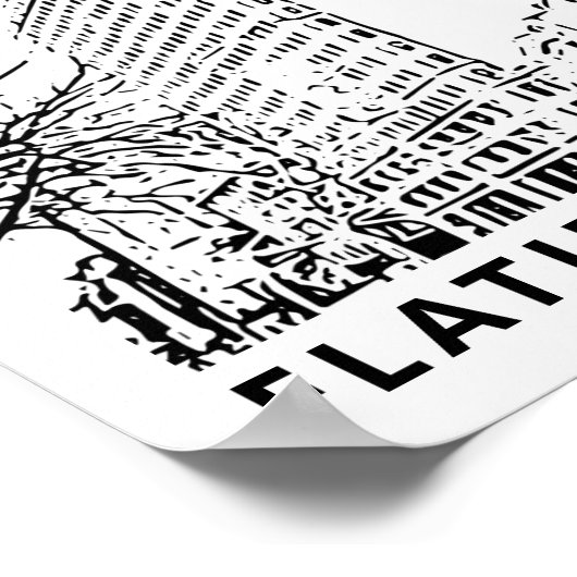 Poster d'art de Flatiron Building (Coin)