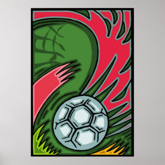 Poster d'art de football