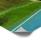 Poster d'art de la conduite automobile de camion j (Coin)