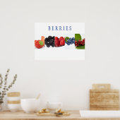 Poster d'art de la cuisine Berries (Cuisine)