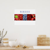 Poster d'art de la cuisine Berries (Cuisine)