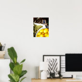 Poster d'art de la cuisine du marché Lemon Yellow  (Bureau à domicile)
