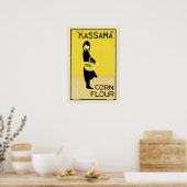 Poster d'art de la farine de maïs KASSAMA par The  (Cuisine)