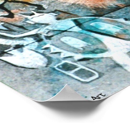 Poster d'art de la grotte PMACarlson (Coin)