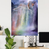 Poster d'art de la guérison / Imprimer (Bureau à domicile)