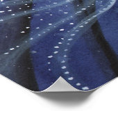 Poster d'art de la nuit du loup Imaginaire (Coin)