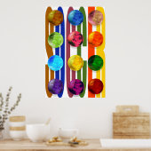 Poster d'art de la pop de football Brésil 2014 Cou (Cuisine)