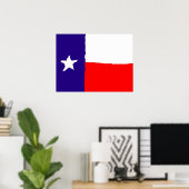 Poster d'Art de la Pop du Texas - American States  (Bureau à domicile)