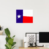 Poster d'Art de la Pop du Texas - American States  (Bureau à domicile)