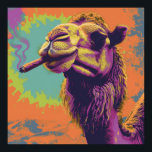 Poster d'art de la pop pop-pop en 4 tons vifs<br><div class="desc">Ajoutez une touche de couleur à votre espace grâce à cette impressionnante affiche de style pop-art 4 tonalités avec un design de chameau blanc. Parfait pour les amoureux des animaux comme pour les amateurs d'art, ce poster va égayer n'importe quelle pièce. Disponible en différentes tailles pour répondre à vos besoins...</div>