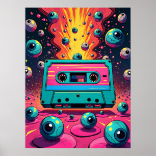 Poster d'art de la pop surréaliste