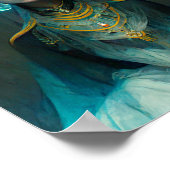 Poster d'art de la Princesse Imaginaire Sci-Fi (Coin)