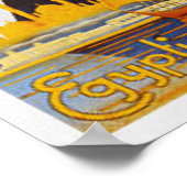 Poster d'art de la publicité de voyage en Egypte v (Coin)