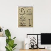 Poster d'art de la revue Vintage Victor Bicycle 18 (Bureau à domicile)