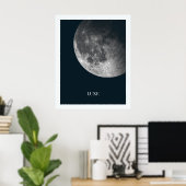 Poster d'art de la salle pour enfants Lune noire e (Bureau à domicile)