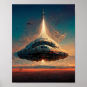 Poster d'art de la science-Fi (Devant)