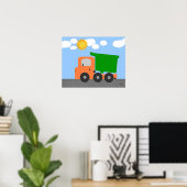 Poster d'art de la souris Animée de camion (Bureau à domicile)