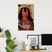 Poster d'art de la tribu des Blood en 1832 (Bureau à domicile)