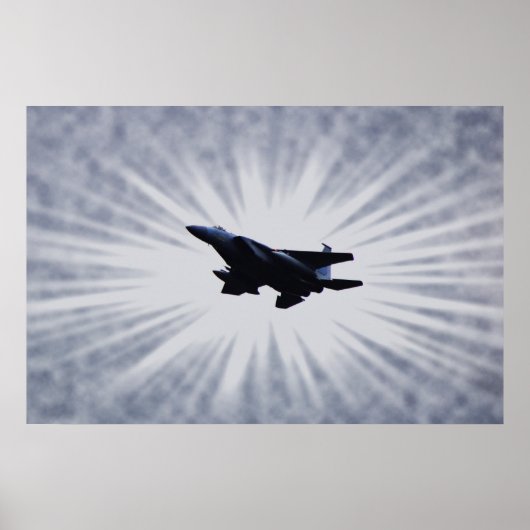 Poster d'art de l'Air Force F 15 Fighter Jet dans  (Devant)