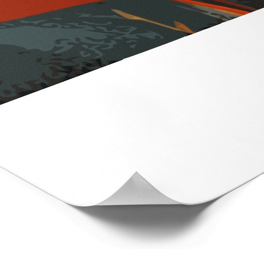 Poster d'art de l'aquarelle de Cheval Lover (Coin)