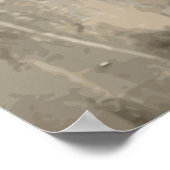 Poster d'art de l'aquarelle de Cheval Lover (Coin)