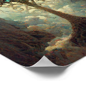 Poster d'art de l'arbre enchanté 2 Imaginaires (Coin)