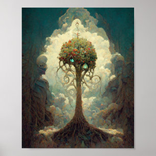 Poster d'art de l'arbre enchanté 2 Imaginaires