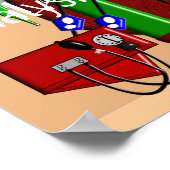 Poster d'art de l'infirmière de dialyse (Coin)