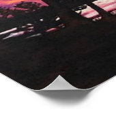 Poster d'art de l'océan de l'île tropicale Imprime (Coin)