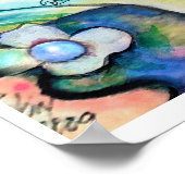 Poster d'ART de Mermaid Mère dormant (Coin)