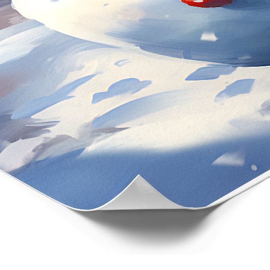 Poster d'art de mur de snowman (Coin)