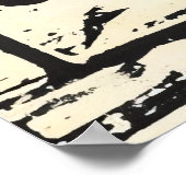 Poster d'art de mur d'impression rustique (Coin)