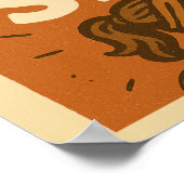 Poster d'art de mur rétro pour les amoureux de la (Coin)