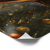 Poster d'art de Noël victorien (Coin)