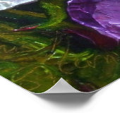 Poster d'Art de Paris aux couleurs violettes (Coin)