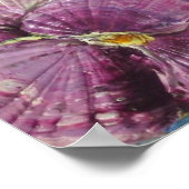 Poster d'Art de Paris aux couleurs violettes (Coin)