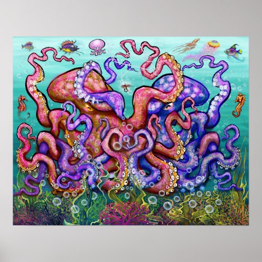 Poster d'art de pêche (Devant)