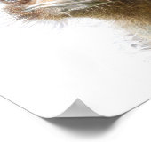 Poster d'art de poulets Emu lumineux (Coin)