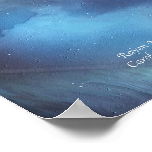 Poster d'art de Raven Moon / Imprimer (Coin)