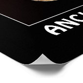 Poster d'art de style aborigène GOANNA Australian (Coin)