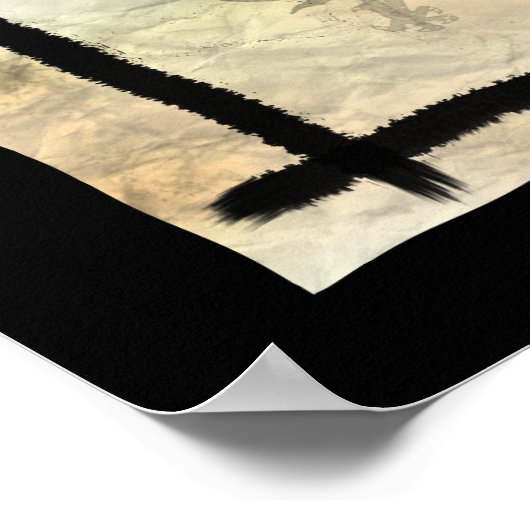 Poster d'art de style antique JAPONAIS (Coin)