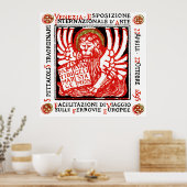 Poster d'art de Venise 1895 (Cuisine)