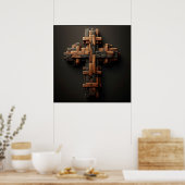 Poster d'art de Wood Cross (Cuisine)