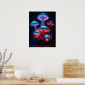 Poster d'art des champignons (Cuisine)