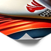 Poster d'art des joueurs de rugby (Coin)